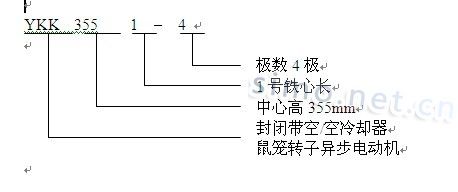 YKK系列鼠笼型如意彩高压电动机